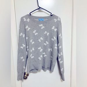 CeCe Cynthia Bow Detail Pullover Sweater Coquette